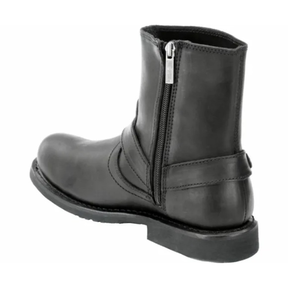 NEW Harley Davidson Men's SCOUT Black LTHR Motorcycle Riding Boots D9526… - Picture 6 of 15